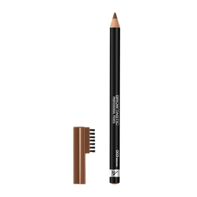 Abbildung von Manhattan Brow&#039;Tastic Professional Pencil Fb. 003 Brown, Augenbrauenstift mit integriertem Bürstchen, 1,4 g