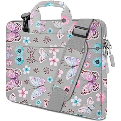 Abbildung von HSEOK 15 15.6 16 Zoll Laptoptasche Hülle, Griff Aktentasche Wasserabweisend Schutzhülle für MacBook Pro 15.4 Zoll, XPS 15, die meisten 14&quot; 16&quot; Notebooks, B02F01
