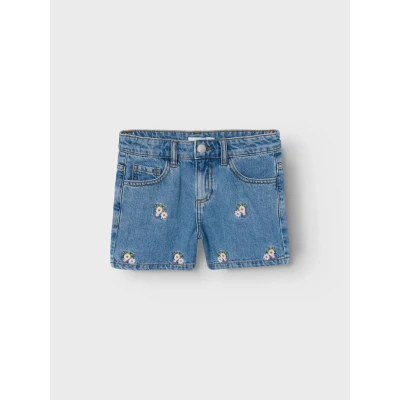 Abbildung von NAME IT Mädchen Nkfbella Reg Dnm Shorts 3674 be Noos, Medium Blue Denim, 152