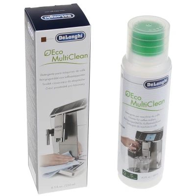 Abbildung von De&#039;Longhi Original Eco MultiClean DLSC550 Reinigungsmittel für Kaffeevollautomaten zur Reinigung des Milch Systems, wirksam auch Außenflächen und alle abnehmbaren Teile der Kaffeemaschine, 250ml