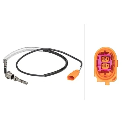 Abbildung von HELLA 6PT 358 181 131 Sensor, Abgastemperatur SKODA: Fabia 2
