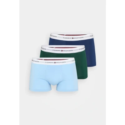 Abbildung von Tommy Hilfiger Signature Trunk 3 PACK Boxerbriefs, Herren, Größe: XL, Dark green/navy/light blue