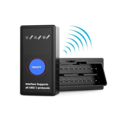 Abbildung von NK OBD II Bluetooth Diagnosegeapparaat Voor Auto, mit ON/Off Schalter, Trouble Detector, Verwenden, 4.0 (Kompatibel Android und iOS)