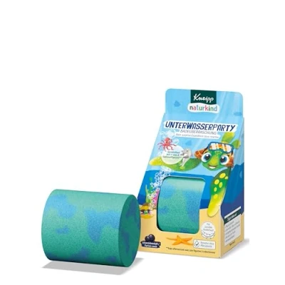 Abbildung von Kneipp naturkind Badeüberraschung Unterwasserparty Sprudelnde mit Sammelfigur für Kinder Spielzeug die Badewanne Badespass Badekugel Johannisbeerduft 1 Stück