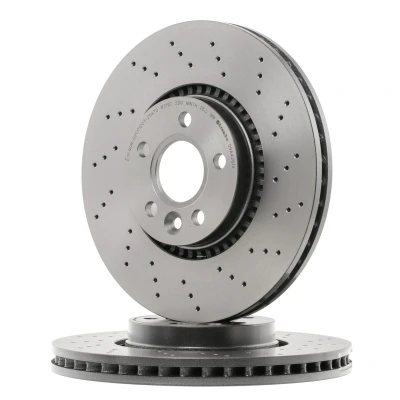 Abbildung von BREMBO XTRA LINE 09.A426.1X Bremsscheibe 316 28 5 gelocht/innenbel. beschichtet hochgekohlt FORD: Galaxy Mk2 MPV, S Max Mk1, VOLVO: V60 I, S60 II