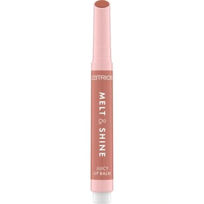 Abbildung von Catrice Melt &amp; Shine Juicy Lip Balm, Nr. 100, Braun, feuchtigkeitsspendend, vergrößernd, glänzend, strahlend frisch, vegan, ölfrei, ohne Parabene, Nanopartikel frei, 1er Pack (1.3g)