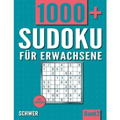 Abbildung von Sudoku für Erwachsene: Heft mit 1000+ Rätseln Schwierigkeit Schwer Lösungen Band 2