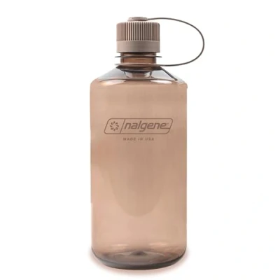 Abbildung von Nalgene Sustain Tritan BPA freie Wasserflasche aus 50% Kunststoffabfällen, 900 ml, schmaler Mund, Mokka, (SUSTAIN NM 907 ml)