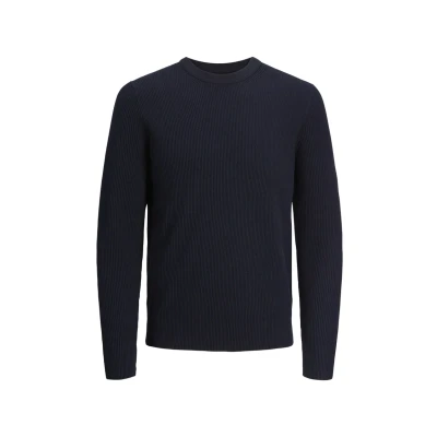 Abbildung von Jack &amp; Jones Premium CREW NECK Strickpullover, Herren, Größe: Small, Sky captain