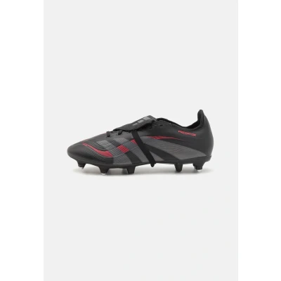 Abbildung von adidas Performance Predator League FOLD OVER Tongue SOFT Ground Fußballschuh Stollen, Herren, Größe: 41 1/3, Core black/grey four/lucid red Schuhe