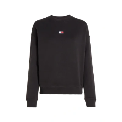 Abbildung von Tommy Jeans BXY Badge CREW EXT Sweatshirt, Damen, Größe: 52, Black