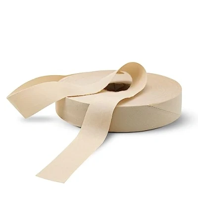 Abbildung von DOJA Barcelona Schrägband Meterware Beige Bias Tape Rollenpackung 100m Breite 20mm Polyester Weißes Einfassband für Nähen, Kurzwaren &amp; Nähband, Borten und Bänder zum Nähen
