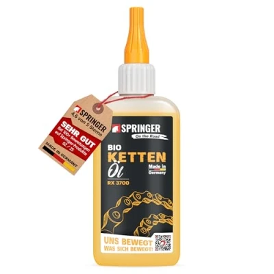 Abbildung von SPRINGER RX3700 Bio Kettenöl 100 ml Made in Germany Fahrrad für Korrosions &amp; Verschleißschutz Allwetter Fahrradöl schonend Ketten Fett z.B. E Bike Mountainbike