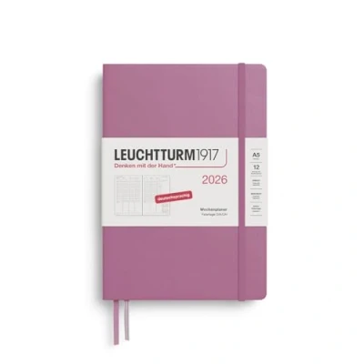 Abbildung von LEUCHTTURM1917 372579 Wochenplaner Medium (A5) 2026, 12 Monate, Dusty Rose, Deutsch