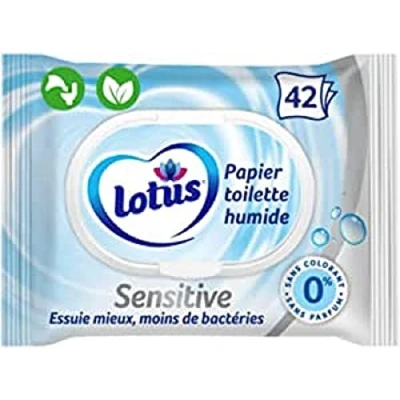 Abbildung von Lotus feuchtes Toilettenpapier, pur, 42