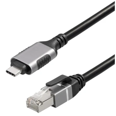 Abbildung von MAXTRACK USB C LAN Adapter C541 5L, auf RJ45, Ethernet 1 Gbit/s, Kompatibel mit MacBook, Notebooks, mobilen Geräten, Metalloptik, Portable &amp; Schlank, Plug Play