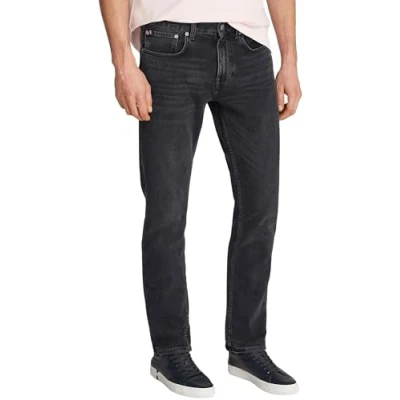 Abbildung von Tommy Hilfiger Straight Denton Jeans Leg, Herren, Größe: 40x34, Clark black
