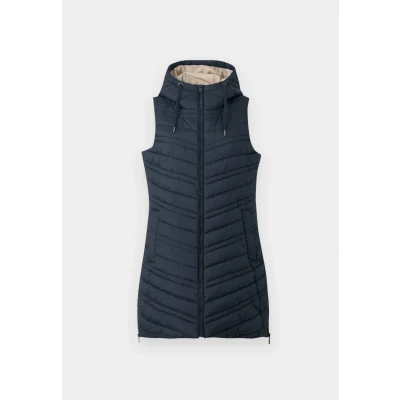 Abbildung von TOM Tailor LONG Hooded VEST Weste, Damen, Größe: XXL, Sky captain blue