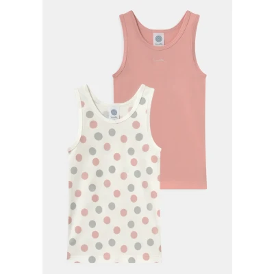 Abbildung von Sanetta MINI 2 PACK Unterhemd/shirt für Kinder, Größe: 128, White pebble
