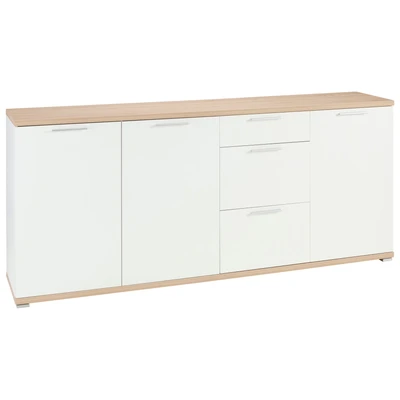 Abbildung von Germania 3202 177 Sideboard GW Top in Sanremo Eiche Nachbildung, 192 x 88 40 cm (BxHxT)