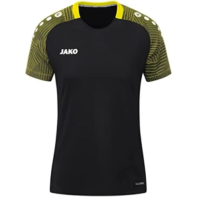 Abbildung von JAKO Performance Sport Tshirt, Damen, Größe: 40, Schwarz soft yellow