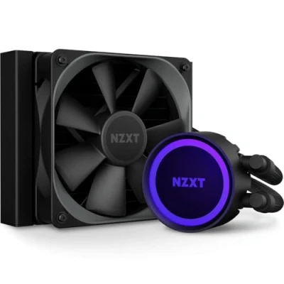 Abbildung von NZXT Kraken 120 RL KR120 B1 AIO RGB CPU Flüssigkeitskühler leise und effektiv leiser Betrieb Ring LEDs AER P 120mm Kühlerlüfter (im Lieferumfang enthalten)