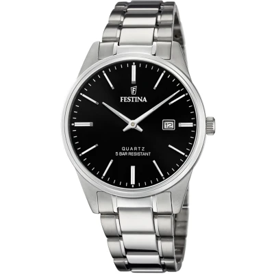 Abbildung von Festina Herren Analog Quarz Uhr mit Edelstahl Armband F20511/4