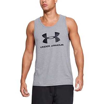 Abbildung von Under Armour Sportstyle LOGO Top, Herren, Größe: Small, Grey