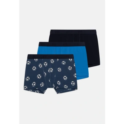 Abbildung von Name it Nkmboxer Football 3 PACK Panties für Kinder, Größe: 146/152, Dark denim
