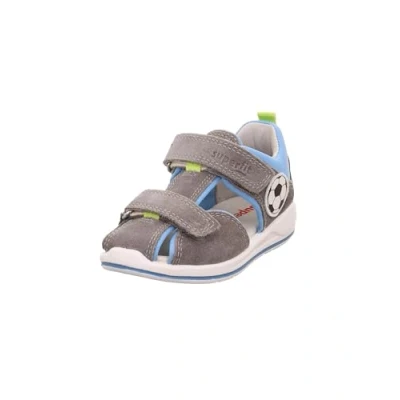 Abbildung von Superfit Boomerang Riemensandalette für Kinder, Größe: 23, Grau/hellblau Schuhe