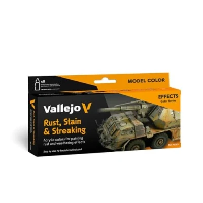 Abbildung von Vallejo 070183 Farbset, Rost &amp; Schmutz, 8x17ml