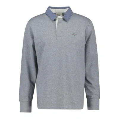 Abbildung von Gant Langarm Poloshirt »REG CHAMBRAY HEAVY RUGGER«