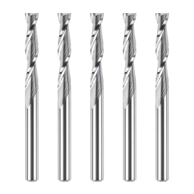 Abbildung von SpeTool 5 Stück Spiralfräser 4mm Schaft Upcut 22mm Schnittlänge Router Bit Fräser für Oberfräse 2 Flöten CNC Nutfräser VHM Schaftfräser Holzfräser Spiralnutfräser Langlochfräser Holz