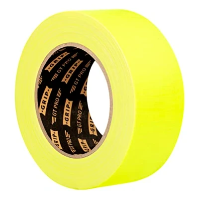 Abbildung von GRIP Eventbasics GT PRO Tape Neongelb, Gewebeband 50 mm x 25 m, Markieren, Reparieren, Art
