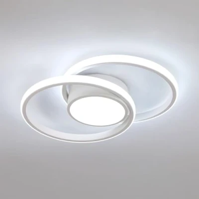 Abbildung von Comely LED Deckenlampe, 42W 4800LM Deckenleuchte Modern Runden Lampe für Schlafzimmer Badezimmer Küche Balkon, Dia 40cm, 6500K kaltes weißes Licht, Blanco