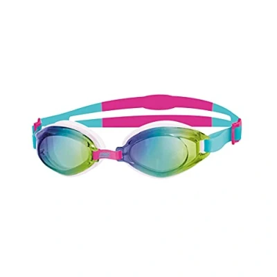 Abbildung von Zoggs Endura Mirror Schwimmbrille, Erwachsene, Unisex, Aqua/Rosa/Multi Spiegel, Einheitsgröße