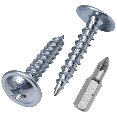 Abbildung von (450 Stück) verzinkter Stahl 3,5 x 16 mm Holzschrauben Metallschrauben modifizierter Halsspannkopf selbstschneidend (450, mm)
