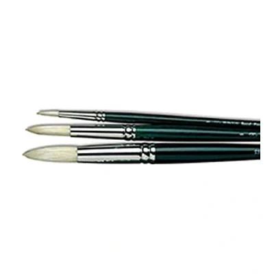 Abbildung von Winsor &amp; Newton 5975708 Winton Rundpinsel Nr.8 8,3 mm, für Ölfarbe, Acrylfarbe und Alkydfarbe