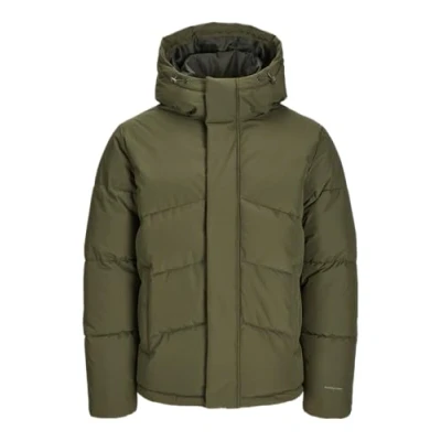 Abbildung von Jack &amp; Jones Jjworld Puffer Jacket Winterjacke, Herren, Größe: XS, Olive night