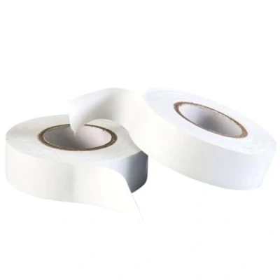 Abbildung von Gocableties Isolierband Weiß 19 mm x 20 m strapazierfähiges, selbstklebendes zum Schutz, Bündeln und Reparieren von Kabeln 2 Rollen