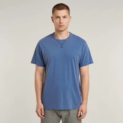 Abbildung von G STAR Tshirt basic, Herren, Größe: Large, Dutch blue gd