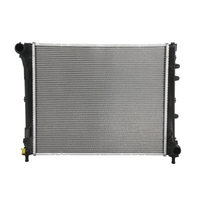 Abbildung von NRF EASY FIT 53525 Kühler, Motorkühlung Aluminium 480 398 26 mit Dichtring Kühlrippen gelötet FIAT: 500 Hatchback, C Convertible