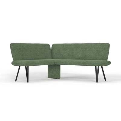 Abbildung von Home affaire Eckbank »Mily Küchenbank, Polsterbank, Esszimmerbank, 205x164 cm« Moderne Bank und Farben, Sitzplatzanzahl: 5, Frei in Raum stellbar