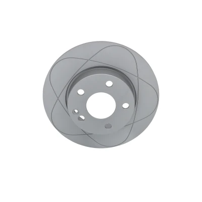 Abbildung von ATE PowerDisc 24.0312 0167.1 Bremsscheibe 276,0 12,0 5 112,0 voll beschichtet legiert/hochgekohlt mit Schrauben MERCEDES BENZ: A Class