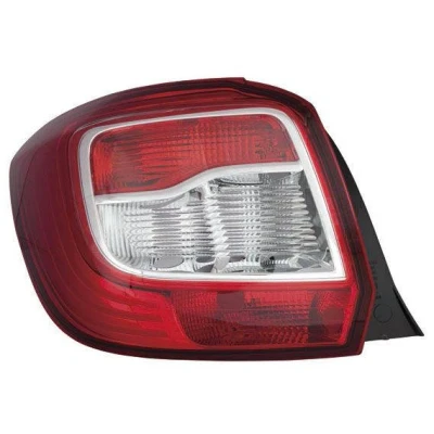 Abbildung von ABAKUS 551 19A7R UE2 Rückleuchte rechts P21/5W, PY21W, P21W schwarz ohne Lampenträger, Glühlampe DACIA: SANDERO 2