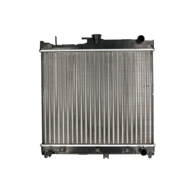 Abbildung von THERMOTEC D78008TT Kühler, Motorkühlung Kupfer, Kunststoff für Fahrzeuge mit/ohne Klimaanlage 452 374 34 Schaltgetriebe Kühlrippen mechanisch gefügt