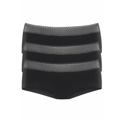 Abbildung von s.Oliver 3 PACK Panties, Damen, Größe: 36/38, Schwarz