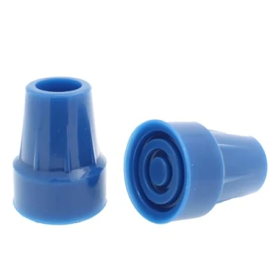 Abbildung von 2x blaue Gummispitzen für Gehstock oder Krücke 19mm &amp; 22mm von Lifeswonderful (19mm)