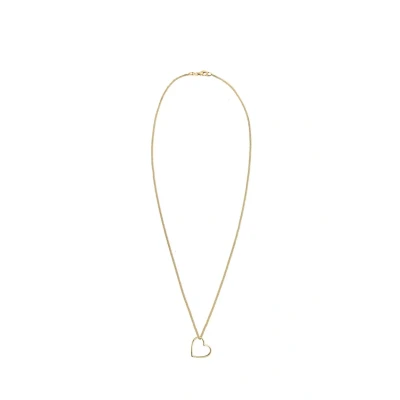 Abbildung von Elli Heart CUT OUT Halskette goldcoloured, Damen, Größe: 45, Gold coloured