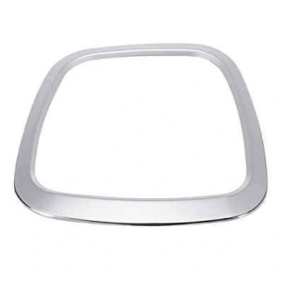 Abbildung von Alamor Aluminiumlegierungs Auto Lenkrad Aufkleber Körper Emblem Ordnung Für A3 / A4 A5 Q5 Q7